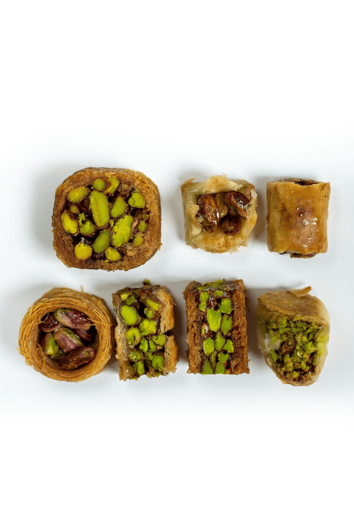 Antep Fıstıklı Kadayıflı Karışık Baklava Kutusu (400G)